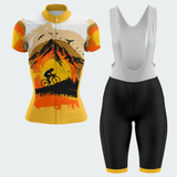 Women's Sunset Peak Regular Fit Cycling Jersey