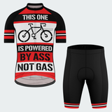 Men's Powered By Ass Not Gas Regular Fit Cycling Kit