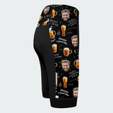 Men's Beer Lover Funny Face Regular Fit Cycling Kit