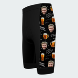 Men's Beer Lover Funny Face Regular Fit Cycling Kit