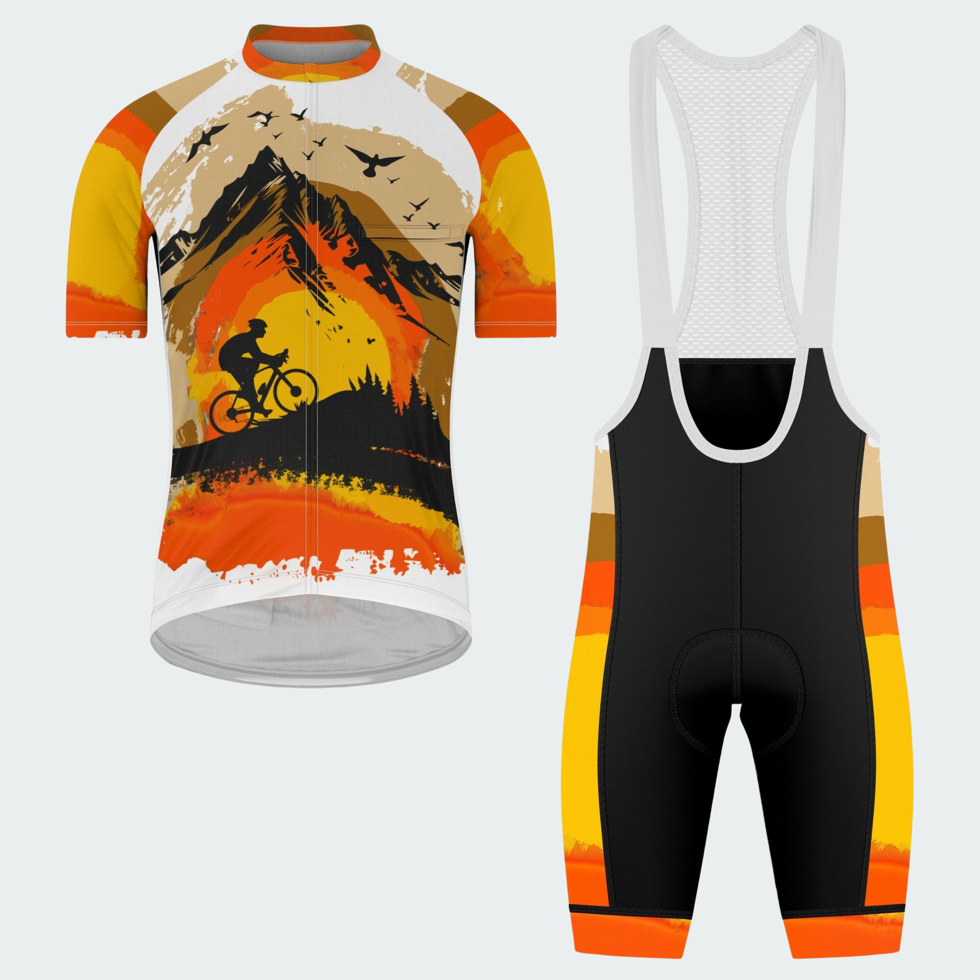 Men's Sunset Peak Regular Fit Cycling Kit