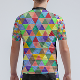 Men's Watercolor Triangle Regular Fit Cycling kit