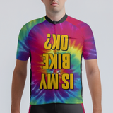 Men's Tie Dye Is My Bike OK Regular Fit Cycling Kit