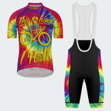Men's Tie Dye How I Roll Regular Fit Cycling Kit