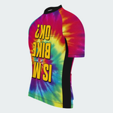 Men's Tie Dye Is My Bike OK Regular Fit Cycling Kit