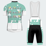 Men's Pixel Art Ride Grid Regular Fit Cycling Kit