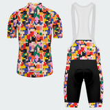 Men's Pixel Art Chaos Regular Fit Cycling Kit