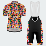Men's Pixel Art Chaos Regular Fit Cycling Kit