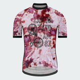 Men's Tie Dye Blood Splash Regular Fit Cycling Kit