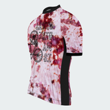 Men's Tie Dye Blood Splash Regular Fit Cycling Kit