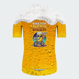 Men's Cartoon Bike For Beer Regular Fit Cycling kit