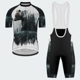 Men's Bear Wildlife Regular Fit Cycling Kit