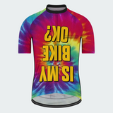 Men's Tie Dye Is My Bike OK Regular Fit Cycling Kit