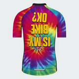 Men's Tie Dye Is My Bike OK Regular Fit Cycling Kit
