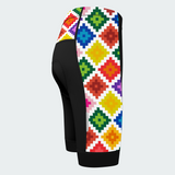 Men's Pixel Art Patchwork Regular Fit Cycling Kit