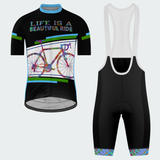 Men's Watercolor Beautiful Ride Regular Fit Cycling kit
