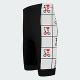 Men's Pixel Art Love Ride Regular Fit Cycling Kit