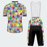 Men's Watercolor Triangle Regular Fit Cycling kit