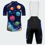 Men's Watercolor Galaxy Regular Fit Cycling Kit