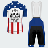 Men's Full Lane Traffic Sign Regular Fit Cycling Kit