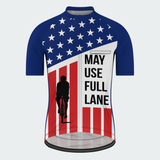 Men's Use Full Lane Traffic Sign Regular Fit Cycling Kit