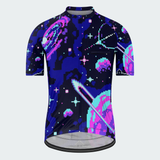 Men's Pixel Art Cosmos Regular Fit Cycling Kit