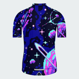Men's Pixel Art Cosmos Regular Fit Cycling Kit