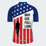 Men's Use Full Lane Traffic Sign Regular Fit Cycling Kit
