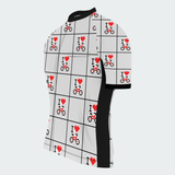 Men's Pixel Art Love Ride Regular Fit Cycling Kit