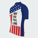 Men's Use Full Lane Traffic Sign Regular Fit Cycling Kit