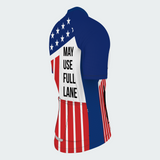 Men's Use Full Lane Traffic Sign Regular Fit Cycling Kit