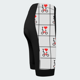 Men's Pixel Art Love Ride Regular Fit Cycling Kit