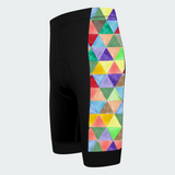 Men's Watercolor Triangle Regular Fit Cycling kit