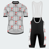 Men's Pixel Art Love Ride Regular Fit Cycling Kit