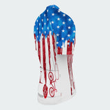 Men's Tie Dye American Flag Regular Fit Cycling Kit