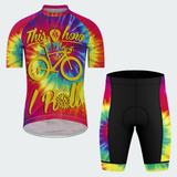 Men's Tie Dye How I Roll Regular Fit Cycling Kit