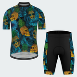 Men's Pineapple Skull Regular Fit Cycling Kit