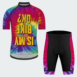 Men's Tie Dye Is My Bike OK Regular Fit Cycling Kit