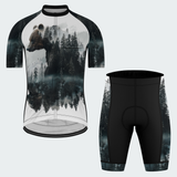 Men's Bear Wildlife Regular Fit Cycling Kit