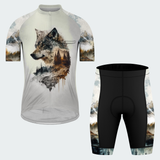 Men's Wolf Wildlife Regular Fit Cycling Kit