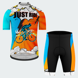 Men's Pop Art Just Ride Regular Fit Cycling Kit