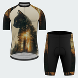 Men's Cat Wildlife Regular Fit Cycling Kit