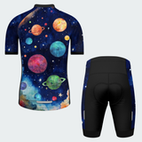 Men's Watercolor Galaxy Regular Fit Cycling Kit