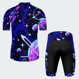 Men's Pixel Art Cosmos Regular Fit Cycling Kit