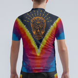Men's Tie Dye Skull Cycopath Regular Fit Cycling Kit