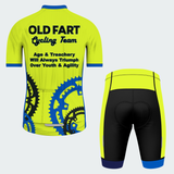 Men's Old Fart Bicycle Cycling Team Regular Fit Cycling Kit