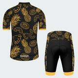 Men's Golden Pineapple Hawaiian Regular Fit Cycling Kit