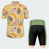 Men's Tropical Fruits Regular Fit Cycling Kit