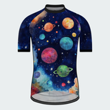 Men's Watercolor Galaxy Regular Fit Cycling Kit