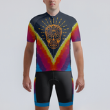 Men's Tie Dye Skull Cycopath Regular Fit Cycling Kit